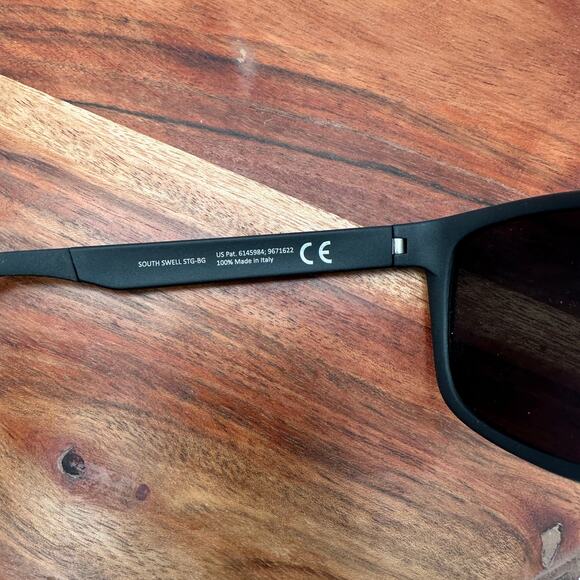 NWOB Maui Jim Polarized Sunglasses South Swell Matte Black MJ755 2M Made Italy - Picture 5 of 8